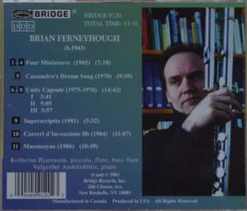 CD Brian Ferneyhough: Music For Flute