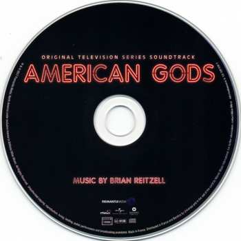CD Brian Reitzell: American Gods (Original Television Series Soundtrack)