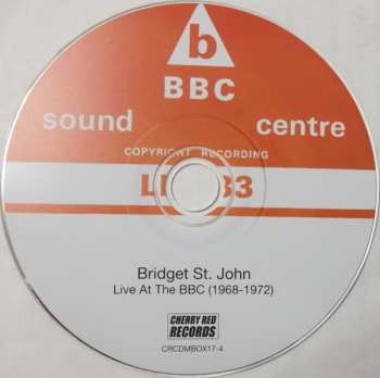 4CD/Doos Bridget St. John: Dandelion Albums And BBC Collection
