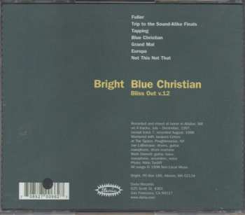 CD Bright: Blue Christian / Bliss Out v.12