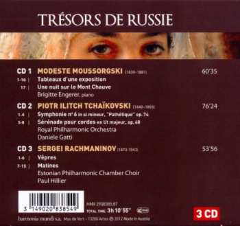3CD The Royal Philharmonic Orchestra: Tresors de Russie
