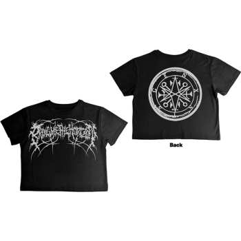 Merch Bring Me the Horizon: Bring Me The Horizon Ladies Crop Top: Metal Logo Genxsis (back Print) (medium) M