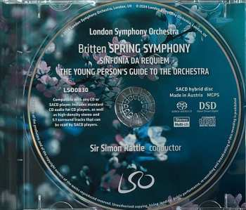 SACD The London Symphony Orchestra: Spring Symphony / Sinfonia Da Requiem / Young Person's Guide To The Orchestra