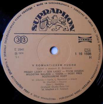 LP Brno Radio Pops Orchestra: V Romantickém Duchu
