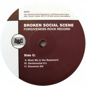 2LP Broken Social Scene: Forgiveness Rock Record