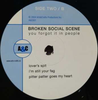 2LP Broken Social Scene: You Forgot It In People