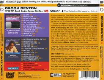 CD Brook Benton: Lie To Me - Brook Benton Singing The Blues Plus Endlessly