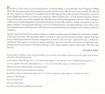 2CD Philip Glass: Brooklyn Rider Plays Philip Glass