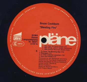 LP Bruce Cockburn: Stealing Fire