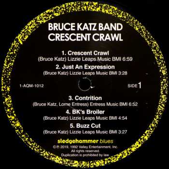 LP Bruce Katz Band: Crescent Crawl  LTD