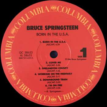 LP Bruce Springsteen: Born In The U.S.A.