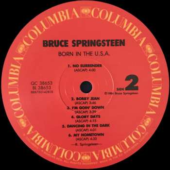 LP Bruce Springsteen: Born In The U.S.A.