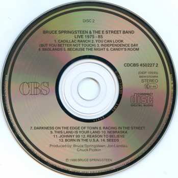 3CD/Doos Bruce Springsteen & The E-Street Band: Live/1975-85