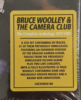 3CD/Doos Bruce Woolley And The Camera Club: The Definitive Anthology 1977-1981