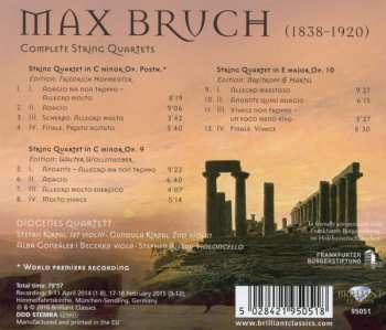 CD Max Bruch: String Quartets Op. 9 • Op. 10 • Op. Posth.