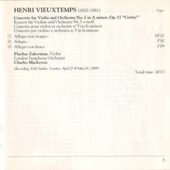 CD The London Symphony Orchestra: Violin Concerto No. 1 / Symphonie Espagnole / Violin Concerto No. 5