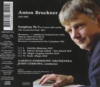 CD Anton Bruckner: Bruckner 9 / Premiere Recording Of Finale Completed By Nors S. Josephson