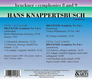 2CD Berliner Philharmoniker: Symphonies 8 And 9