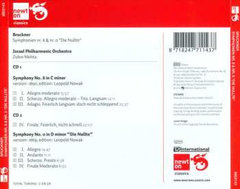 2CD Zubin Mehta: Symphonien Nr. 8 & Nr. 0 "Die Nullte"