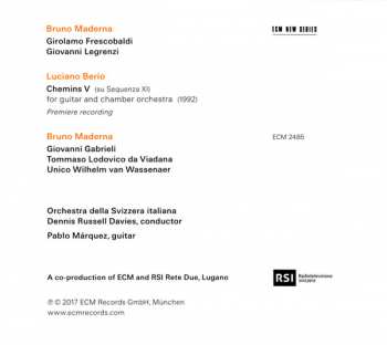 CD Luciano Berio: Now, And Then