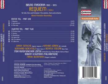 CD Bruno Maderna: Requiem