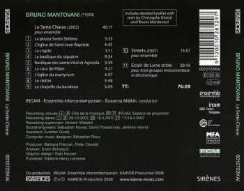 CD Bruno Mantovani: Le Sette Chiese - Streets - Eclair De Lune