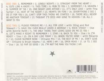 2CD Bryan Adams: Anthology