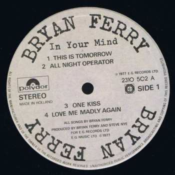 LP Bryan Ferry: In Your Mind