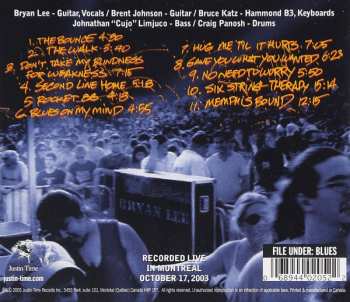 CD Bryan Lee: Live & Dangerous