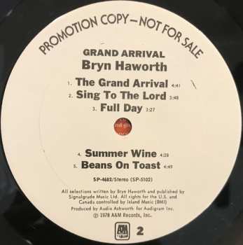 LP Bryn Haworth: Grand Arrival