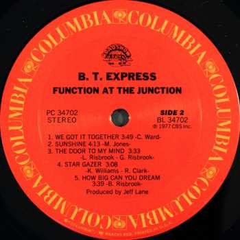 CD B.T. Express: Function At The Function + 1