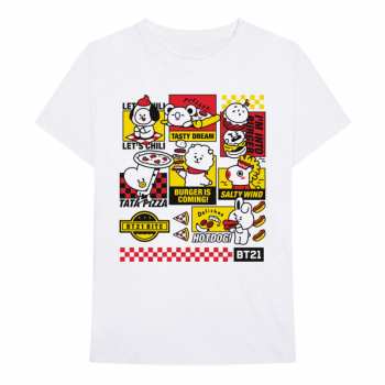 Merch Bt21: T-shirt Bite Fast Food 