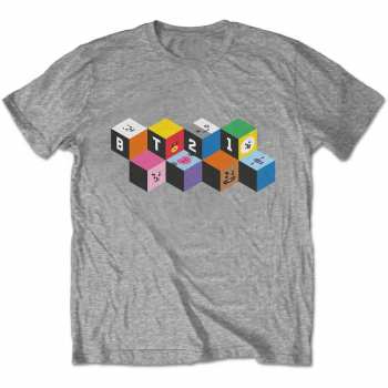 Merch Bt21: T-shirt Blocks 