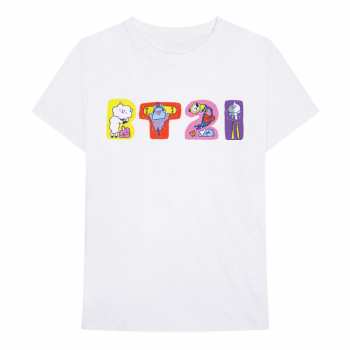 Merch Bt21: T-shirt Doodle Letters 