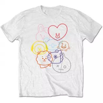 Bt21: Tričko Faces 