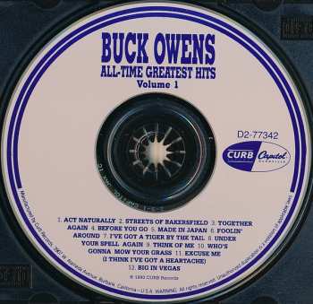 CD Buck Owens: All-Time Greatest Hits Volume 1