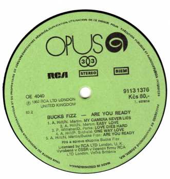 LP Bucks Fizz: Are You Ready?