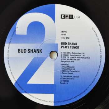 LP Bud Shank: Bud Shank Plays Tenor LTD