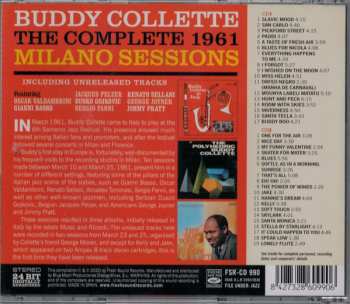 2CD Buddy Collette: The Complete 1961 Milano Sessions