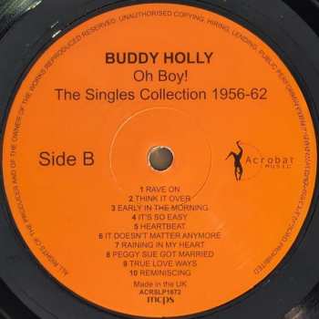 LP Buddy Holly: Buddy Holly: Oh Boy! - The Singles Collection 1956-62