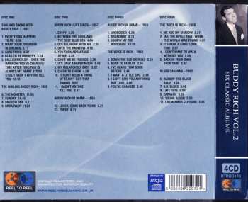 4CD Buddy Rich: Six Classic Albums - Vol. 2 DIGI