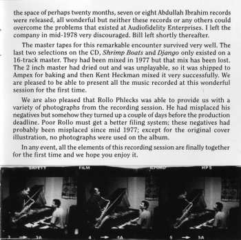 CD Dollar Brand: Buddy Tate Meets Abdullah Ibrahim (The Legendary 1977 Encounters)