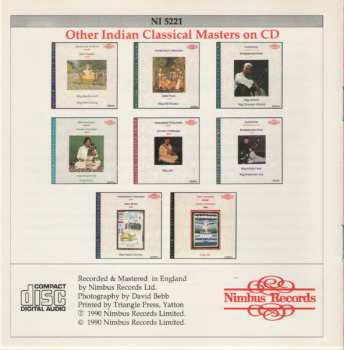 CD Anindo Chatterjee: Rāg Rāmkalī / Rāg Jhiñjoṭī