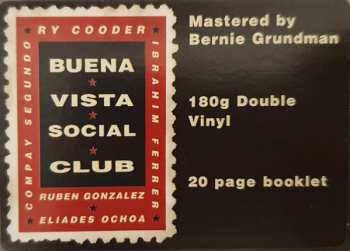2LP Buena Vista Social Club: Buena Vista Social Club