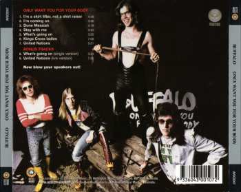 CD Buffalo: Only Want You For Your Body DIGI