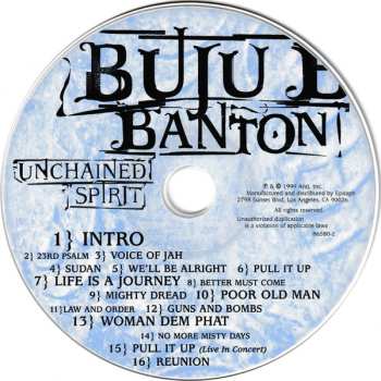 CD Buju Banton: Unchained Spirit