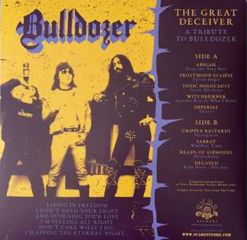 7LP/Doos Bulldozer: Ride Hard Die Fast · The Complete Bulldozer Discography 1984-1990 LTD