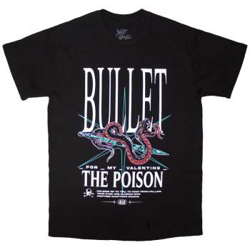 Merch Bullet For My Valentine: Bullet For My Valentine Unisex T-shirt: The Poison Snake (black) (small) S