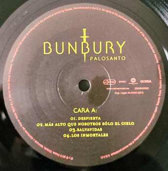 2LP/2CD Enrique Bunbury: Palosanto