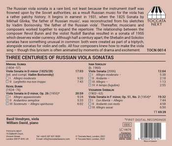 CD Mikhail Ivanovich Glinka: Three Centuries Of Russian Viola Sonatas
